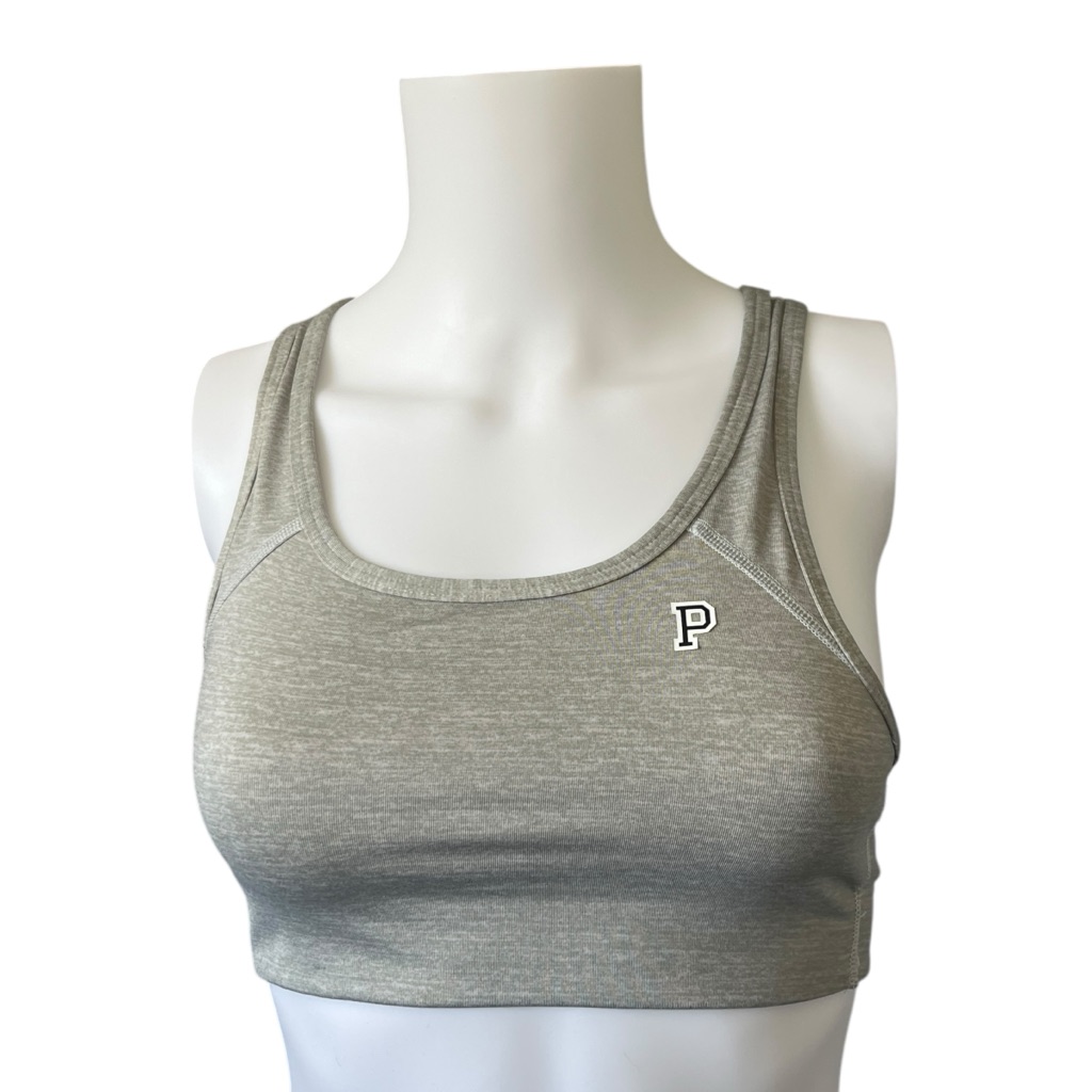 Victoria's Secret Pink Green Sports Bra Athletic Workout Medium Support Size Xs